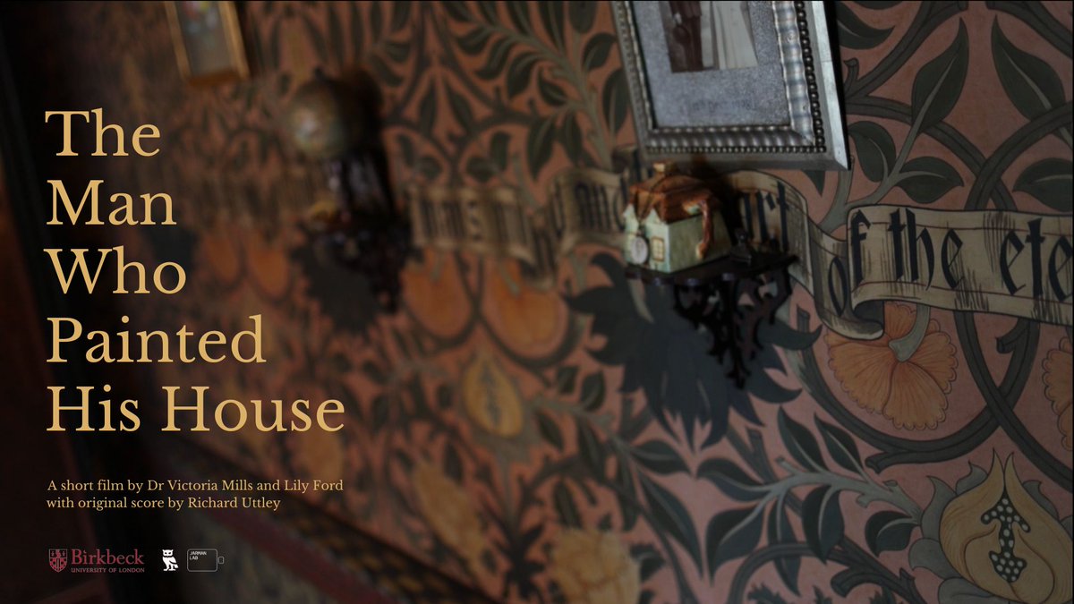 Victoria Mills (@drvickymills) on Twitter photo Book your ticket for a Preview Screening of my new short film 'The Man Who Painted His House' about Victorian art-workman David Parr.<a href="/birkbeck_arts/">School of Creative Arts, Culture and Communication</a> <a href="/BirkbeckC19/">Birkbeck C19 Studies</a> <a href="/BirkbeckHCA/">School of Historical Studies, Birkbeck</a>
7th May 6pm Birkbeck cinema, 43 Gordon Square
bbk.ac.uk/events/event/4… Book your ticket for a Preview Screening of my new short film 'The Man Who Painted His House' about Victorian art-workman David Parr.<a href="/birkbeck_arts/">School of Creative Arts, Culture and Communication</a> <a href="/BirkbeckC19/">Birkbeck C19 Studies</a> <a href="/BirkbeckHCA/">School of Historical Studies, Birkbeck</a>
7th May 6pm Birkbeck cinema, 43 Gordon Square
bbk.ac.uk/events/event/4…