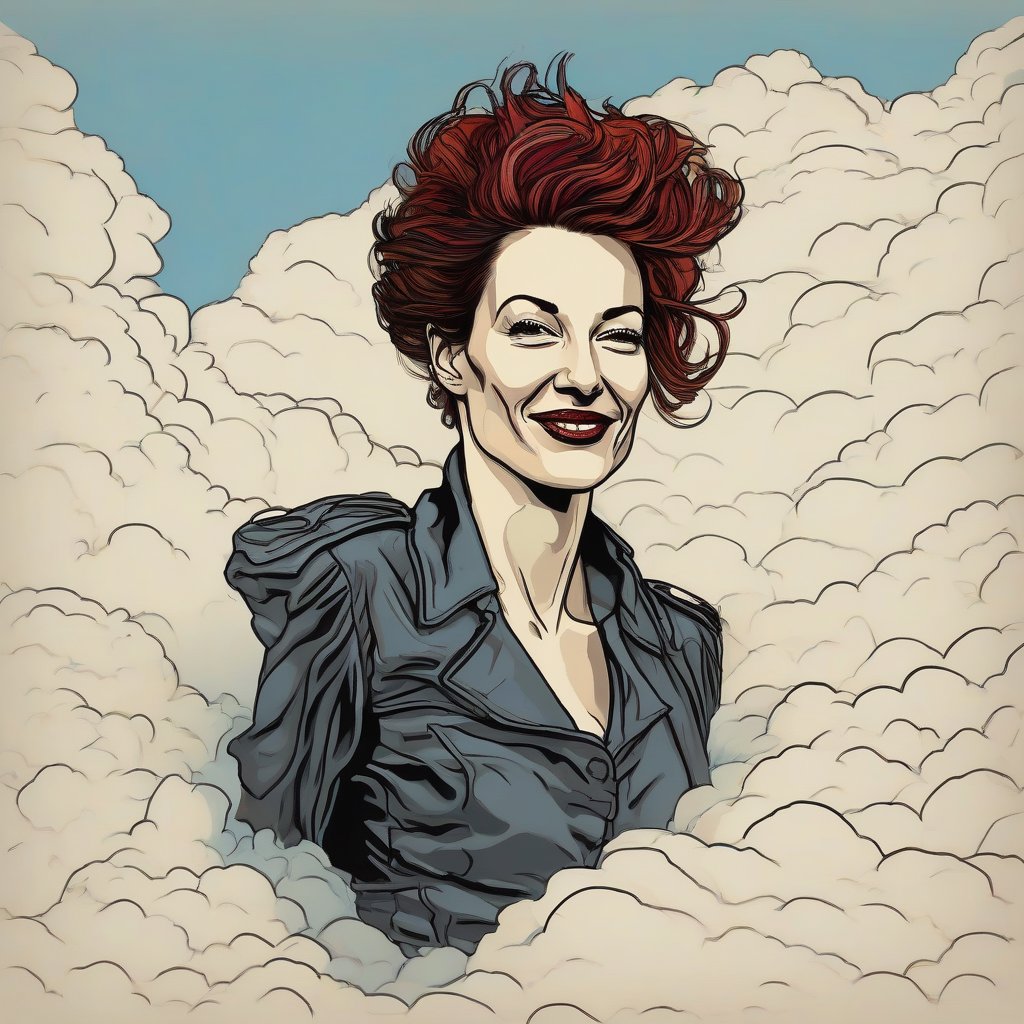 ppgrainbow's tweet photo. Happy 49th birthday to singer-songwriter, musician, and performing artist @amandapalmer (Amanda Palmer)! 🦋
#AI #AIArtwork #AmandaPalmer #ComicArt #StableDiffusion https://t.co/8Pb2EYCvHj