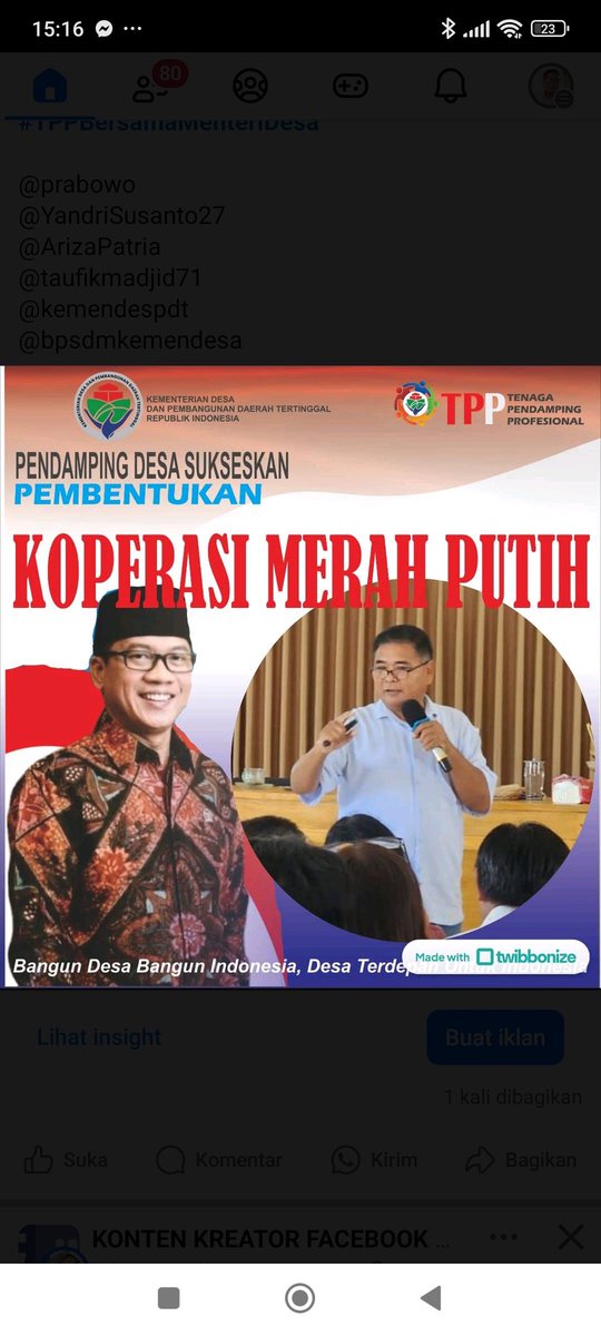 *#TPPBersamaMenteriDesa*

Musdesus pembentukan koperasi merah putih

*#TPPBersamaMenteriDesa*

<a href="/prabowo/">Prabowo Subianto</a>
<a href="/YandriSusanto27/">Yandri Susanto</a>
<a href="/ArizaPatria/">Ariza Patria</a>
<a href="/taufikmadjid71/">IG : taufik.madjid</a>
<a href="/kemendespdt/">#BangunDesaBangunIndonesia</a>
<a href="/bpsdmkemendesa/">Bpsdm Kemendesa</a>