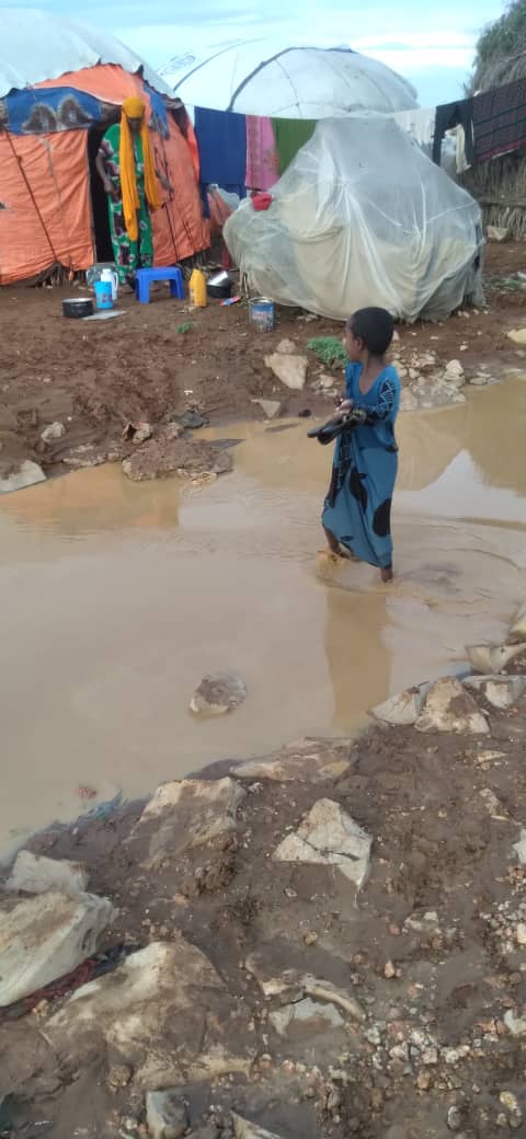 DFSSomalia's tweet photo. 🚨 Emergency Update from Baidoa 🚨
Heavy rains hit Baidoa in the past few days, causing serious damage across several IDP camps. Due to flooded roads, DFS couldn't access the camps directly—but thanks to the help of local IDP leaders, we've assessed the damage. https://t.co/9a5SkCwN6h