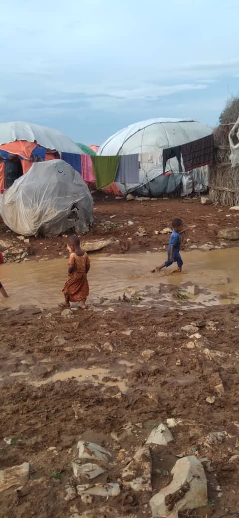 DFSSomalia's tweet photo. 🚨 Emergency Update from Baidoa 🚨
Heavy rains hit Baidoa in the past few days, causing serious damage across several IDP camps. Due to flooded roads, DFS couldn't access the camps directly—but thanks to the help of local IDP leaders, we've assessed the damage. https://t.co/9a5SkCwN6h