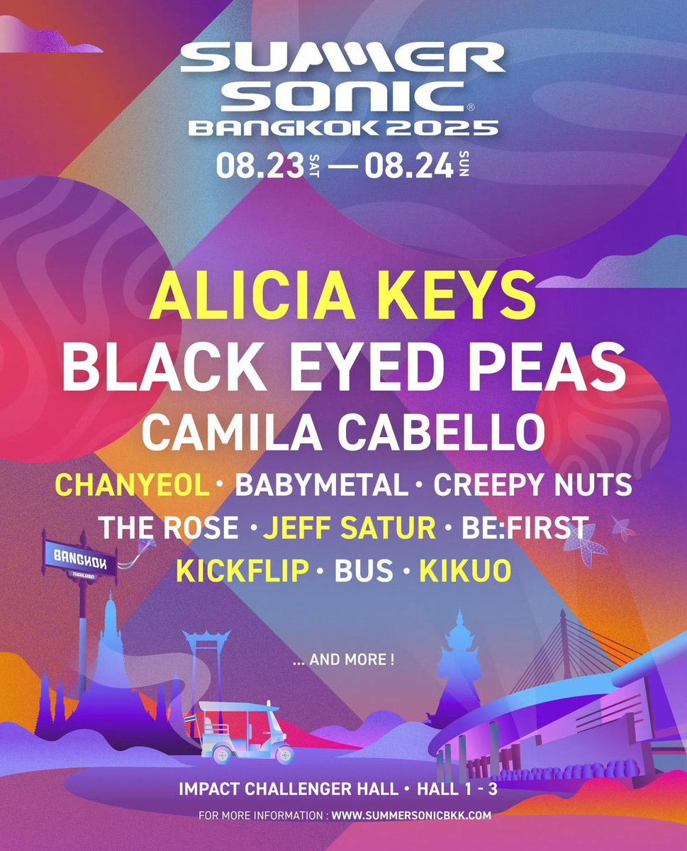CHANYEOL is officially part of the Summer Sonic BKK 2025 lineup