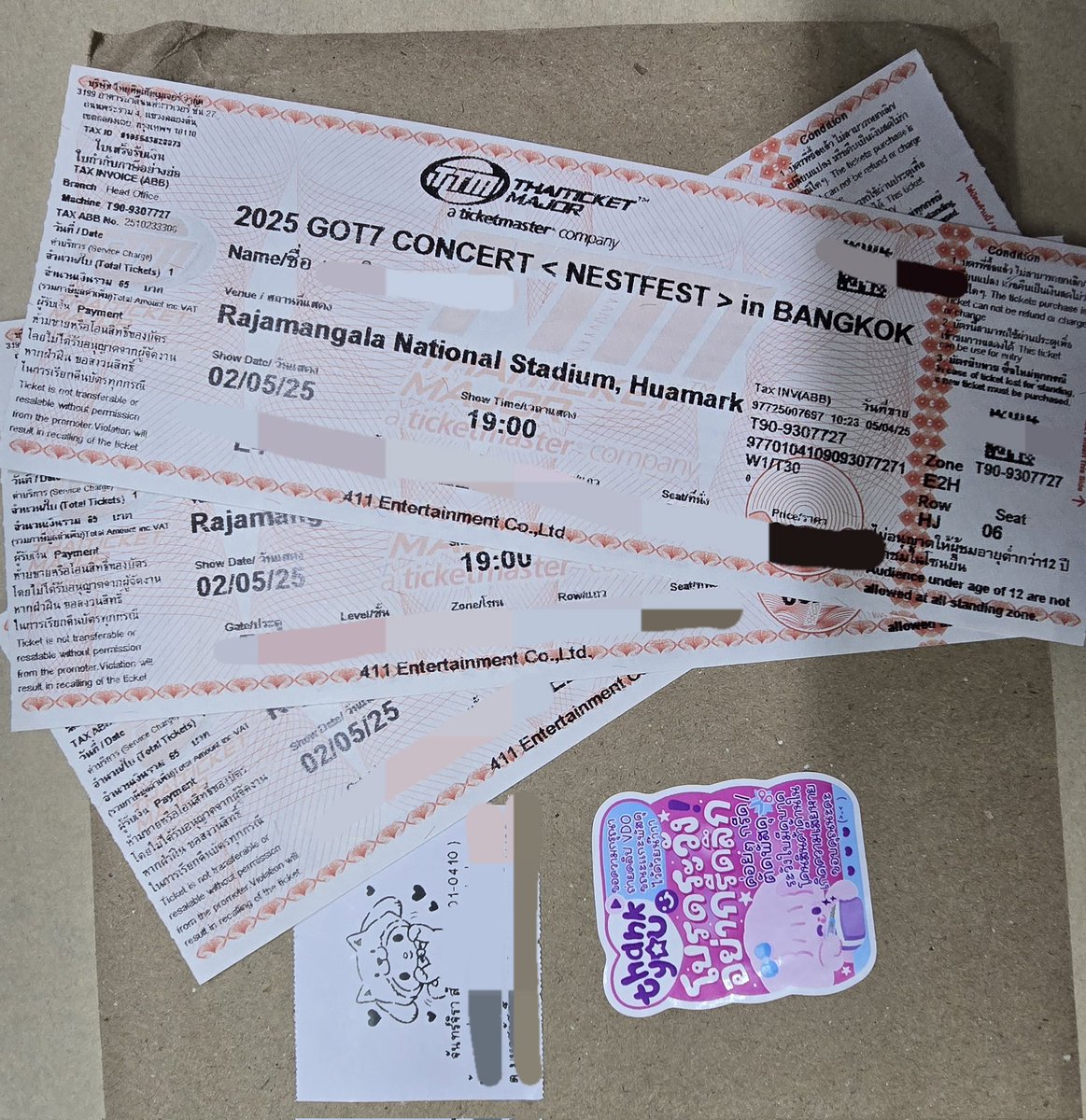 WangAimie's tweet photo. แวะมารีวิวร้านกดบัตรที่จิงใจ ได้โซนตามบรีพ งานยากงานโหดน้องก็ไม่เคยทำให้เราผิดหวัง น่ารักสุบบบ
#26everythinggกดบัตร
#26everythingg
#GOT7_NESTFESTinBKK https://t.co/IsRY1LVDru
