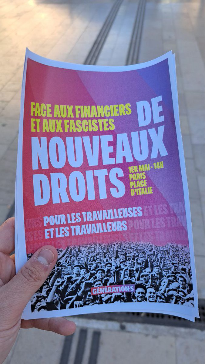 🚉 Gare de Massy-Palaiseau, mobilisé•es pour la journée internationale des droits des travailleurs et travailleuses ! 

Alors que la droite et l'extrême-droite attaquent toujours plus le droit du travail, allons en conquérir de nouveaux ✊️ #1ermai