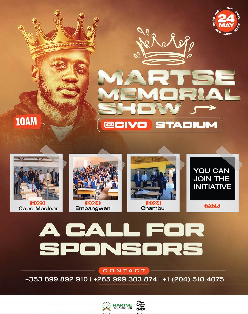 Tooghettogutter's tweet photo. MartseMemorialShow2025_Edition

Support For a greater cause 🇲🇼🛐
You Can Join The Initiative 💯🫡 https://t.co/7AcH69GGDN