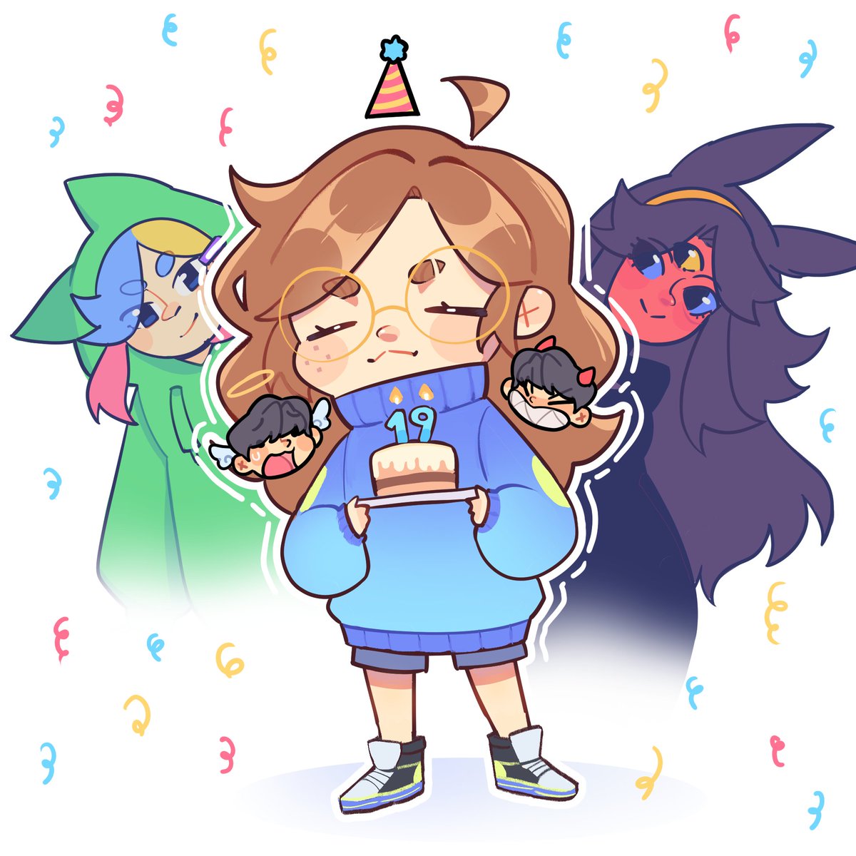 Feliz aniversário pra mim!🎉
eu e o necessário 💙