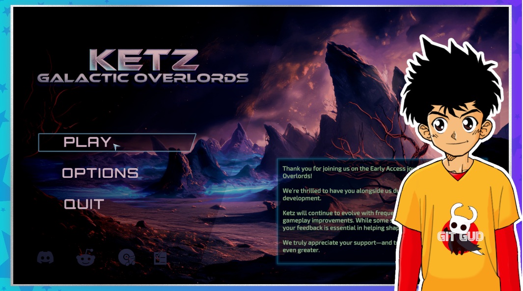 kurix_tooper's tweet photo. We check out the early build of the soon-to-be released #EarlyAccess #indiegame Ketz: Galactic Overlords today. Stream starts at 3:30 PM PHT/Manila Time (UTC+8) on https://t.co/WtCb9gyTxp. #Ketz #KetzGalacticOverlords #Keymailer #roguelite #hordesurvival #PNGtuber #Filipino https://t.co/6uAw9LfDYf