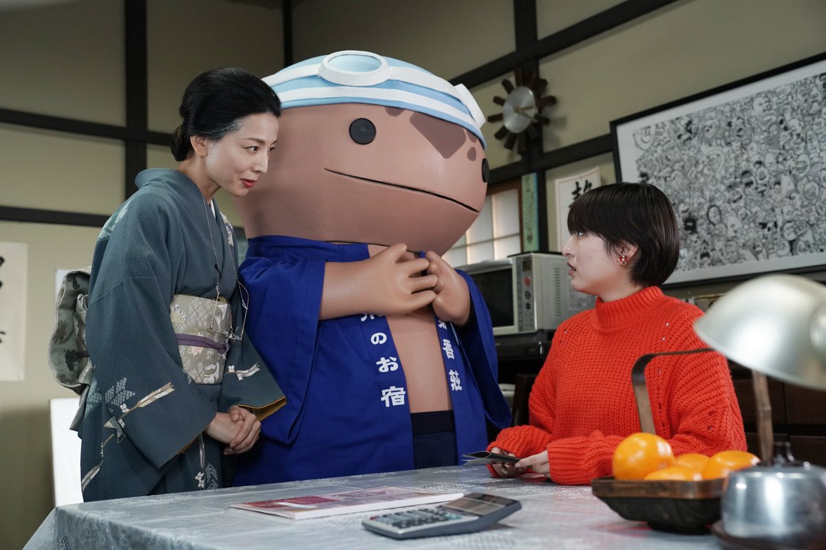 oyoge_nine's tweet image. TTFC（@tokusatsu_fc）で好評配信中の「#およげないん 京都激闘篇」（全10話）

劇中では実際に京都で活躍されているアーティストの作品も多数飾らせていただいています。

例えば菊香荘の従業員部屋の絵は #ISSHIN さんの作品。
instagram.com/isshin184?igsh…

ぜひドラマ内でご確認ください🎣