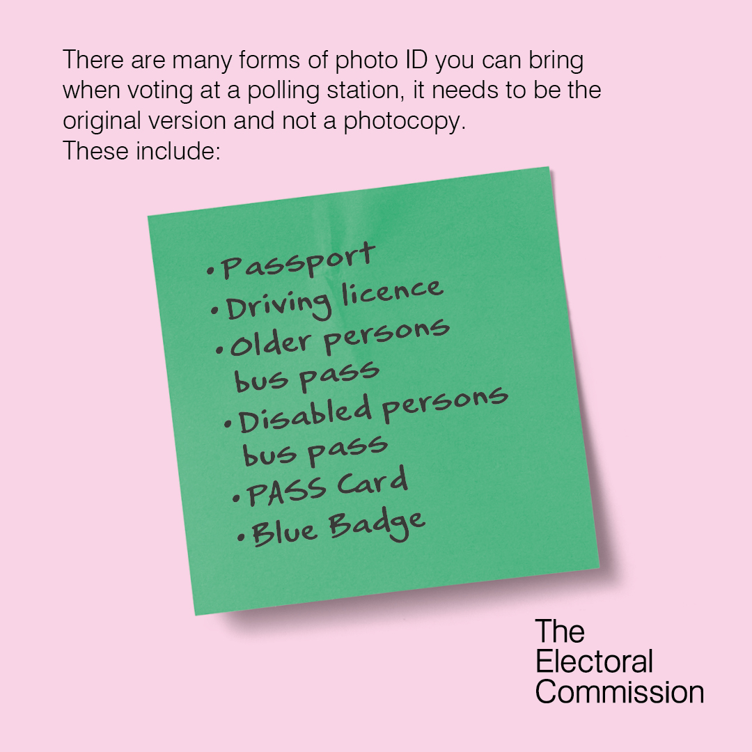 🗳️ Need support at the polling station?

Our staff are here to help you cast your vote on 1 May – just ask!

More information: ow.ly/PjpM50USbOE  

#YourVoteMatters