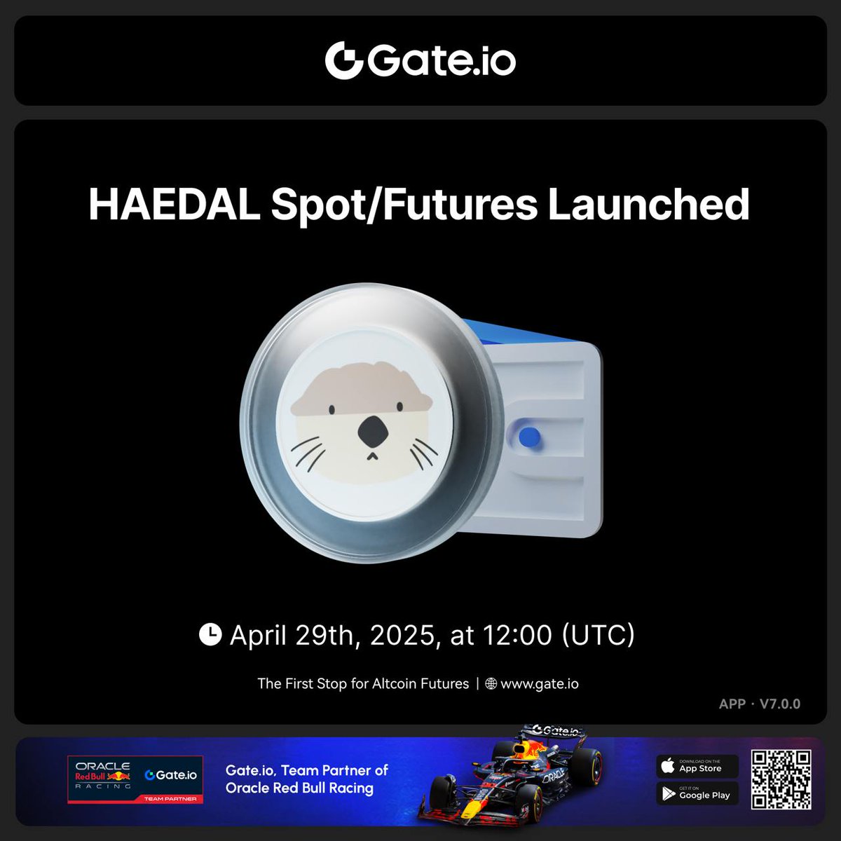 Crypto_Rush0's tweet photo. Stake $SUI & $WALRUS, earn rewards, and unlock LSTs with Haedal Protocol!
Built natively on #Sui, launching April 29 on https://t.co/bPAYXP9IAo.
https://t.co/iCgXXa0GeA
#HaedalProtocol #SuiBlockchain #Gateio #Web3 #CryptoTrading #100xGems #GateMemeBox https://t.co/PpB3oGFyES