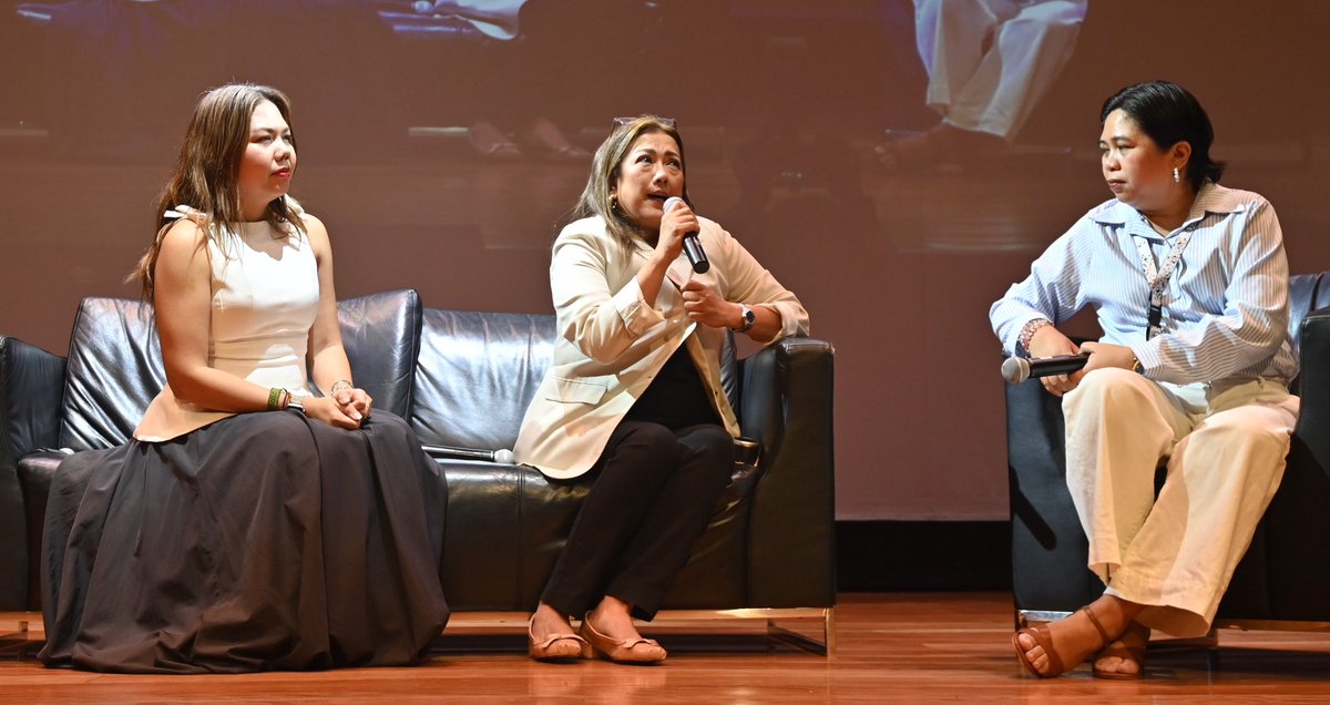ABSCBNpr's tweet photo. Speaking on the topic, “Hits Different: The Lifestyle Landscape,” they shared some tips on content creation and the importance of lifestyle content in shaping consumer behavior and pop culture.

#PinoyMediaCongress2025 #ABSCBN #WeArePACE #PACE50 #UMak #Kapamilya https://t.co/h2vB1O3XOi