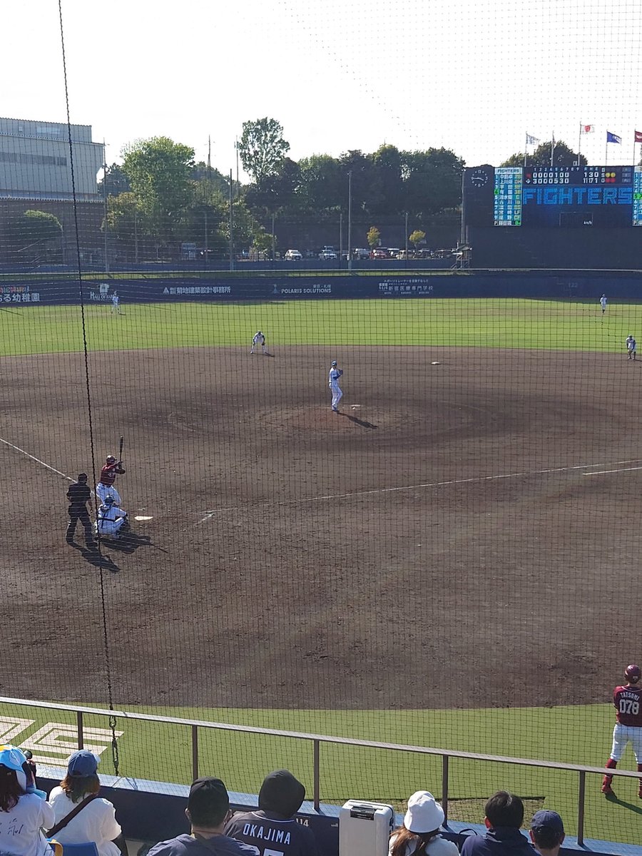 kentotto523cha's tweet image. 藤田琉生くん圧巻の初登板。
1回9球2奪三振3凡。

久々に現地で見て震えた！
彼は間違いなく凄いピッチャーになる