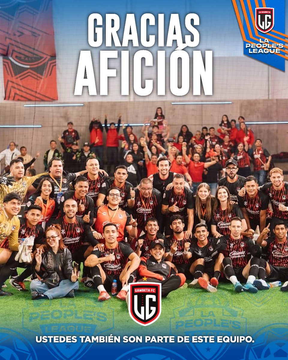 🙌¡GRACIAS GAMBETEROS!❤

Nuestra participación ha terminado en esta temporada, el equipo se entregó al máximo, pero a veces así es la caprichosa ⚽ pero esto aquí no termina, nos vamos a preparar para volver más fuertes 💪 

Les agradecemos todo el apoyo gambeteros 🙌