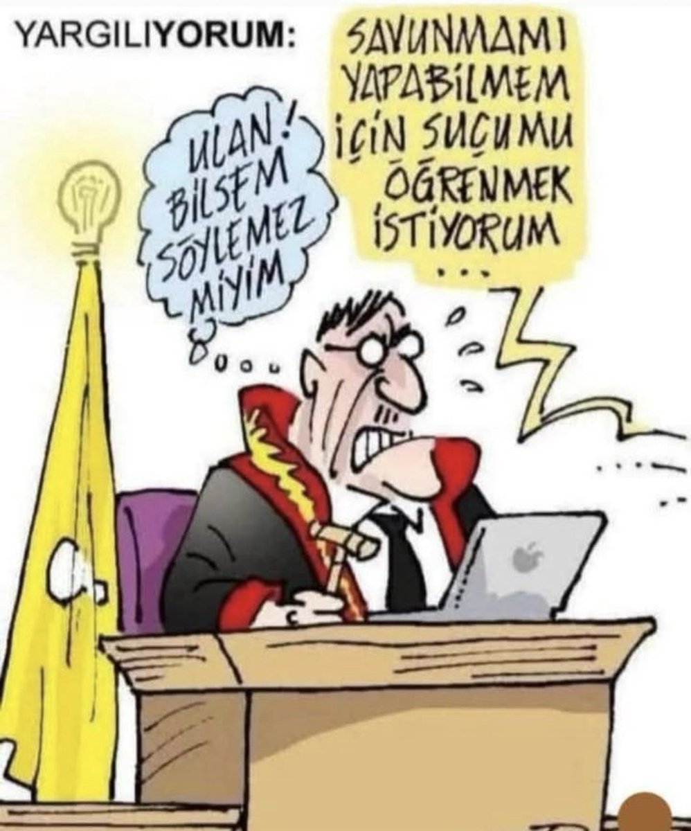 Siyasi davalarda hakimlerin yaygın psikolojisi olsa gerek...