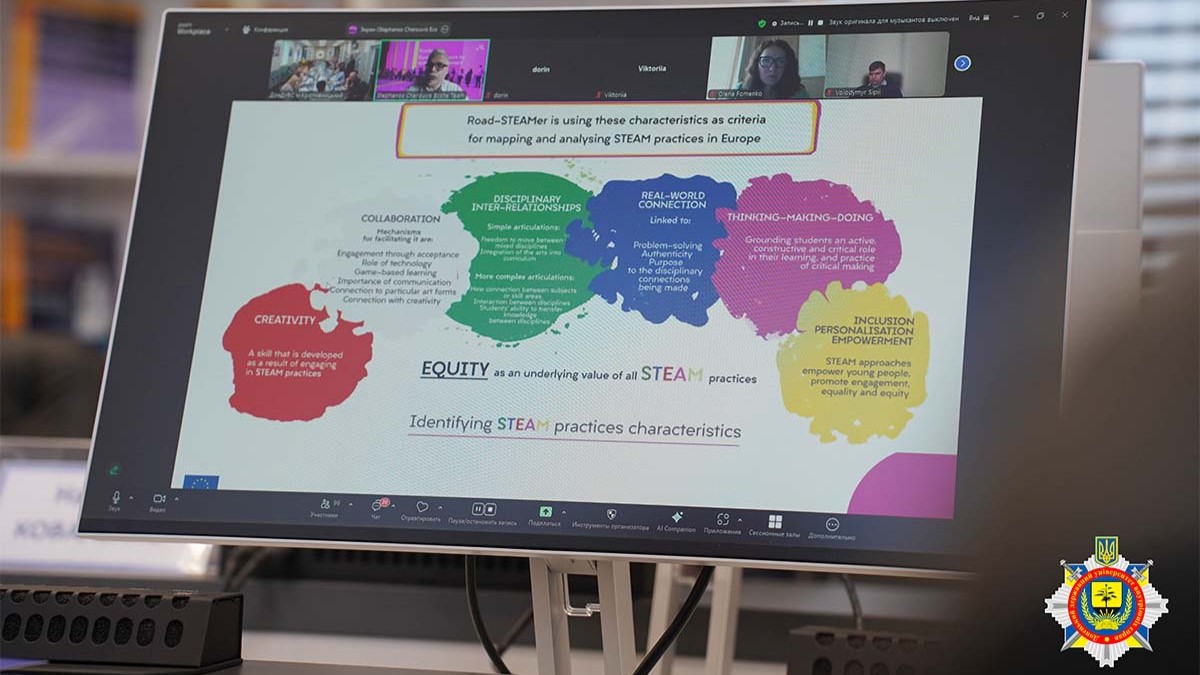 OStogether's tweet image. ๐ก On April 24, #RoadSTEAMer joined a conference on STEAM education & European integration at Donetsk State Univ. of Internal Affairs.
@StephCher1 (@Ecsite) & Vasyl Dunets (JASU) presented the project's goals & Ukraineโs role.
๐ buff.ly/gAE8pOw
#OpenSchooling