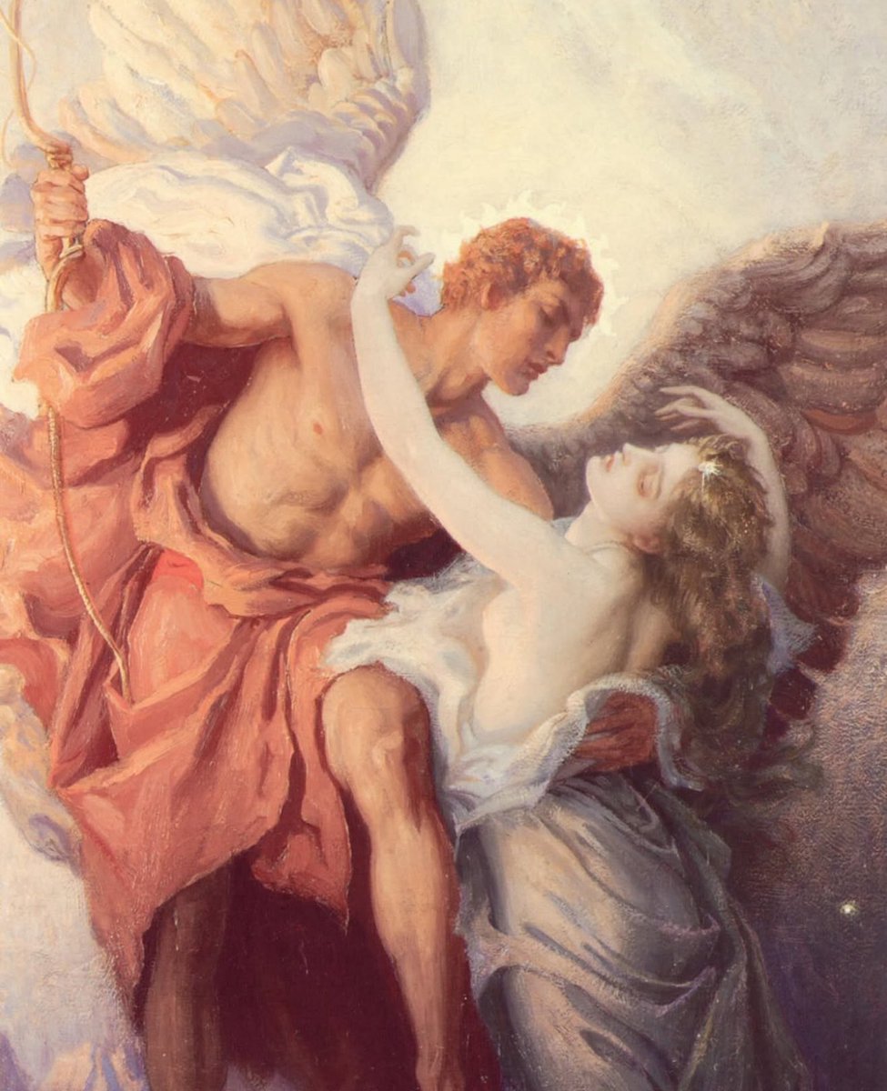 AcademiaAesthe1's tweet photo. Day and the Dawnstar 
by British artist Herbert James Draper 🇬🇧
Date: c.1906 A.D. https://t.co/dglWeAR7oY
