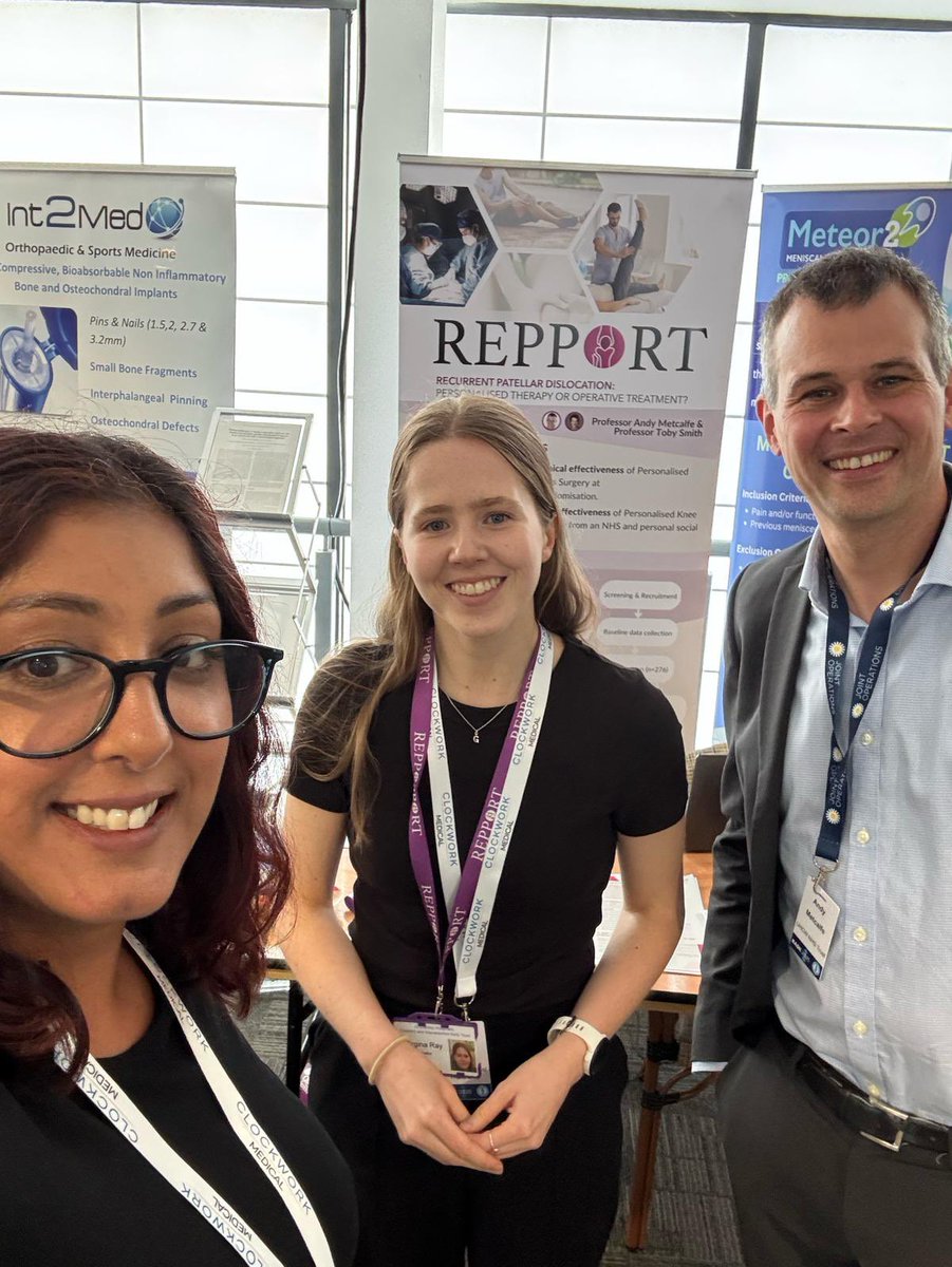 REPPORT (@repporttrial) on Twitter photo We’re at #BASK2025!
Thanks to everyone who stopped by on Day 1 - if you’re here today, make sure to come and say hi! 👋🏼
📍We’re at the Research Stand opposite the main hall.
<a href="/AndyMetOrtho/">Andy Metcalfe</a> <a href="/TobyOSmith/">Toby Smith</a> <a href="/WarwickCTU/">Warwick CTU</a> We’re at #BASK2025!
Thanks to everyone who stopped by on Day 1 - if you’re here today, make sure to come and say hi! 👋🏼
📍We’re at the Research Stand opposite the main hall.
<a href="/AndyMetOrtho/">Andy Metcalfe</a> <a href="/TobyOSmith/">Toby Smith</a> <a href="/WarwickCTU/">Warwick CTU</a>
