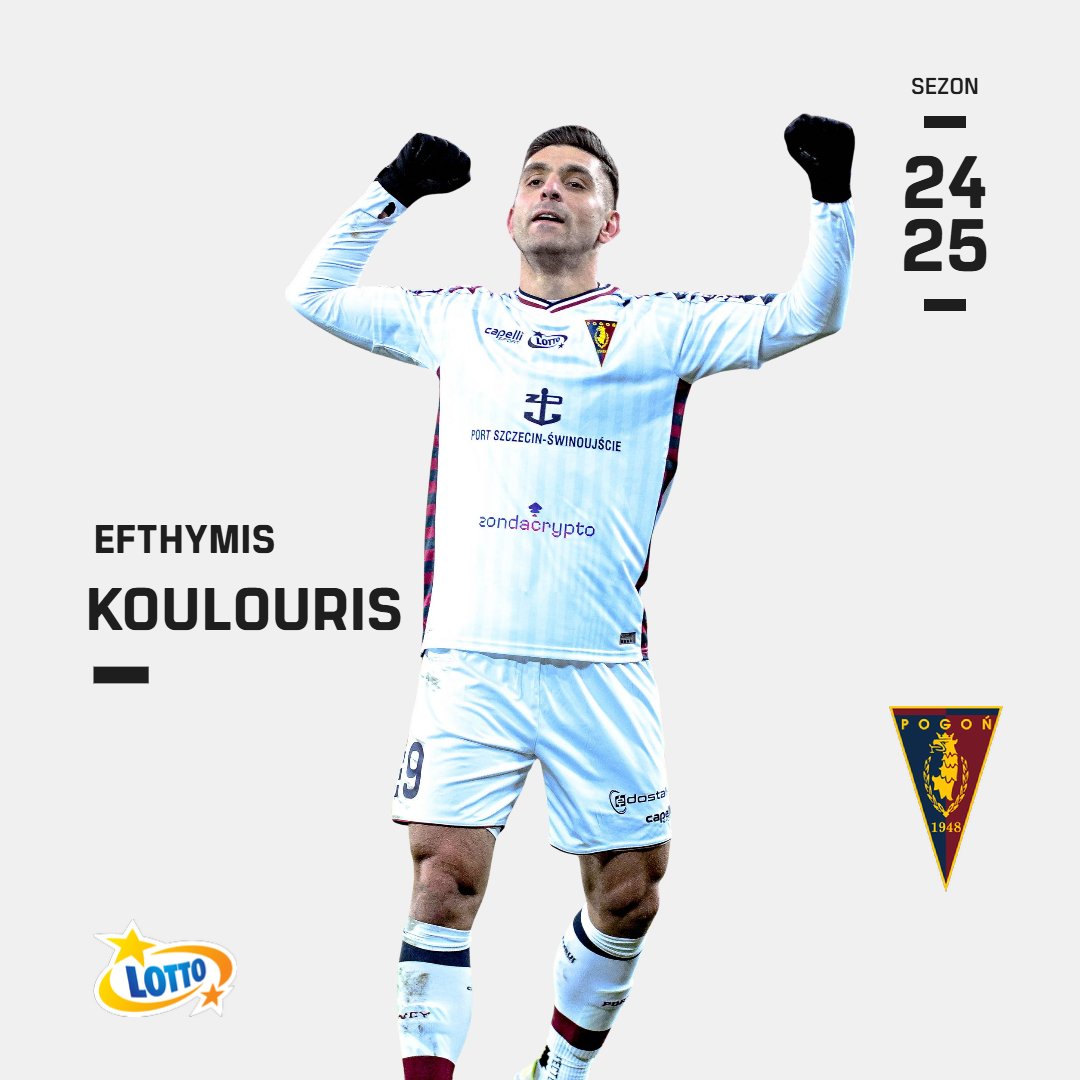 LOTTO Fantasy Ekstraklasa (@fantasy_esa) on Twitter photo Efthymis Koulouris odpalił rakietę 🚀 Napastnik <a href="/PogonSzczecin/">Pogoń Szczecin</a> zgarnął aż 2️⃣3️⃣ punkty i został najlepszym punktującym ostatniej kolejki! 🔥 Kto dał mu opaskę kapitana? 🎯 Efthymis Koulouris odpalił rakietę 🚀 Napastnik <a href="/PogonSzczecin/">Pogoń Szczecin</a> zgarnął aż 2️⃣3️⃣ punkty i został najlepszym punktującym ostatniej kolejki! 🔥 Kto dał mu opaskę kapitana? 🎯