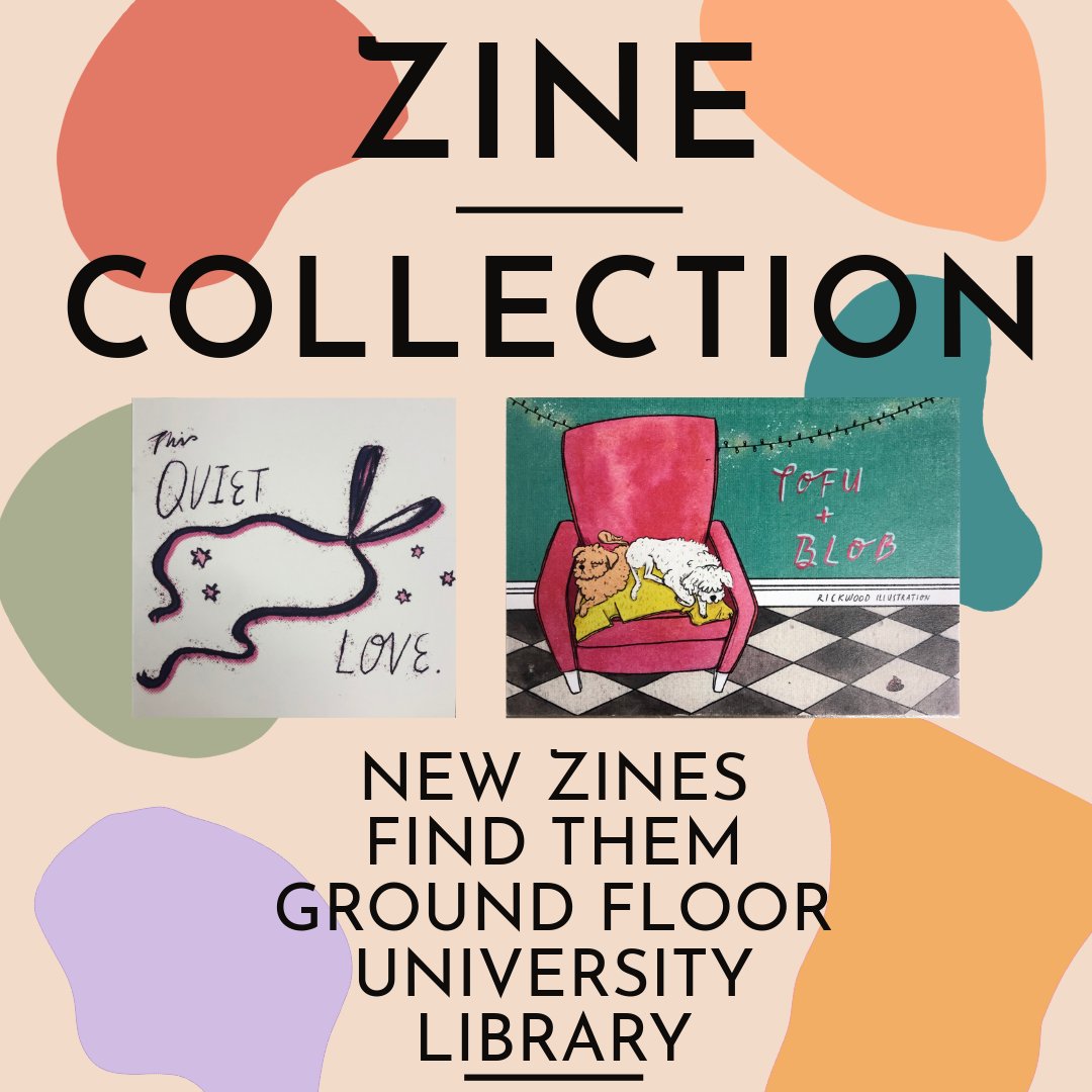 Visit the University of Lincoln Library zine collection, find us om the ground floor. Ask staff for details!