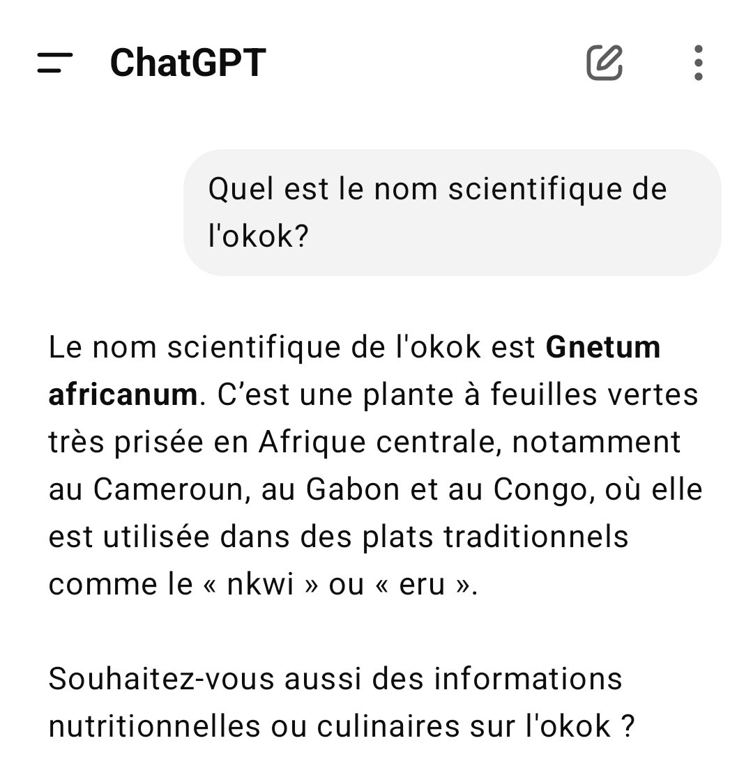 IngridPuppet's tweet image. Ça vous intéresserait une recette du nkwi, version ChatGPT? 🙄😂