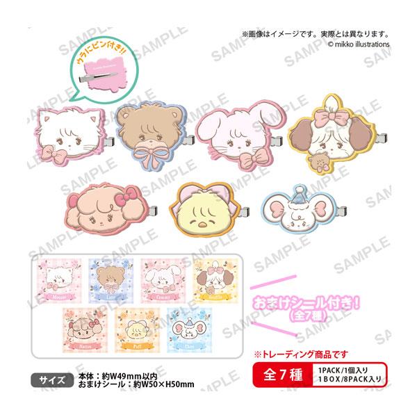 digitamin's tweet photo. ◎『mikko illustrations LOVE FRIENDS』より、お顔部分のイラストがぷっくりかわいいヘアピンのBOXver.が登場！

おまけシール付き！

◆#ブシロードクリエイティブ #mikko illustrations #LOVE_FRIENDS #ぷっくりラバーヘアピン BOX ver. (#1BOX) 【8月予約】
https://t.co/JdTPAD0cIK
https://t.co/uOLxdY9bkA