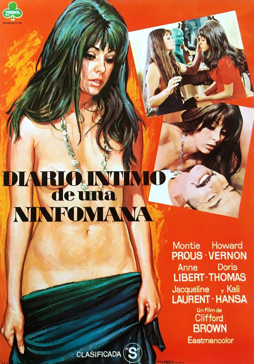 AngusKohm's tweet photo. Sinner: The Secret Diary of a Nymphomaniac (1973) by #JesúsFranco
w/#HowardVernon #DorisThomas #AnneLibert #MontserratProus
When Linda comes to the city in search of excitement, all she finds exploitation and abuse at the hands of sleazy men.
#French #Crime #Thriller #JessFranco https://t.co/KSPMOi9h3h