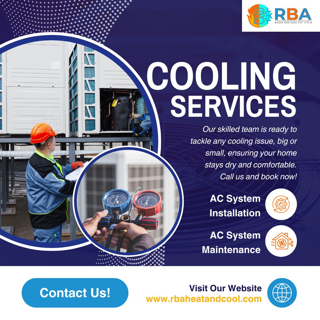 RbaHeatAndCool's tweet photo. Stay cool with expert cooling services! ❄️🔥 From installation to repairs, we ensure comfort and efficiency. 🏠🔧
.
..
...
#CoolingServices #ACExperts #HomeComfort #ACMaintenance #RBAHeatandCool #PrayagrajACRepairServices #PrayagrajHVACServices https://t.co/uxAi75PpWT