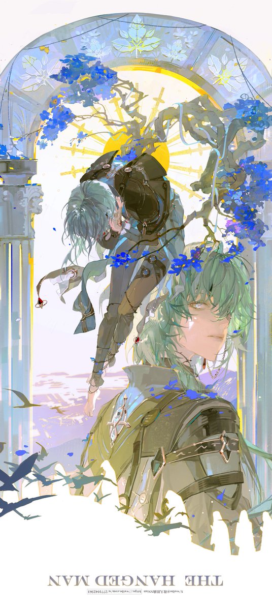 gurenjiuqu's tweet photo. 倒吊人

#Anaxa #那刻夏 #崩壊スターレイ #HonkaiStarRail #崩坏星穹铁道 https://t.co/BO2PJ14EDw