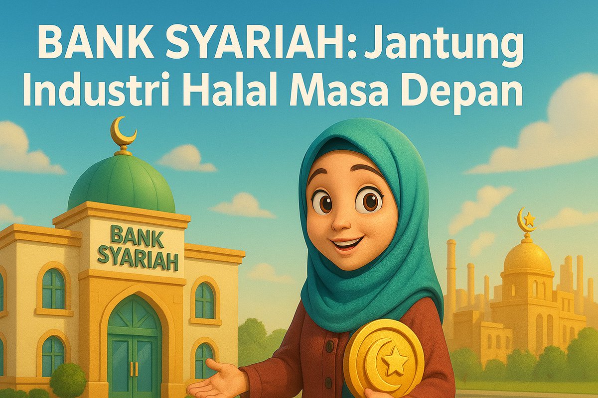 mes_indonesia's tweet photo. #ShariaEconomyThread: Bank Syariah: Jantung Industri Halal Masa Depan