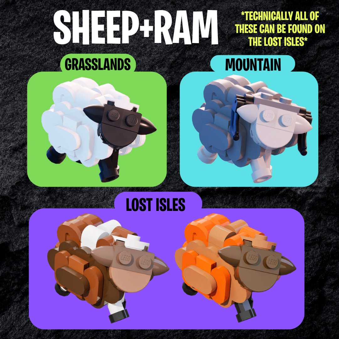 Nathan (@epikbricks) on Twitter photo EVERY Animal Variant Checklist for #legofortnite
19 Cows, 8 Chickens, 5 Pigs & 4 Sheep/Ram
GATTA CATCH EM ALL!
<a href="/LEGOFortnite/">LEGO Fortnite</a> EVERY Animal Variant Checklist for #legofortnite
19 Cows, 8 Chickens, 5 Pigs & 4 Sheep/Ram
GATTA CATCH EM ALL!
<a href="/LEGOFortnite/">LEGO Fortnite</a>