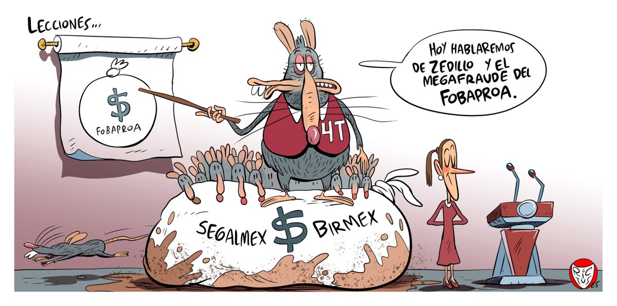 "Lecciones" Cartón publicado en <a href="/ElFinanciero_Mx/">El Financiero</a>