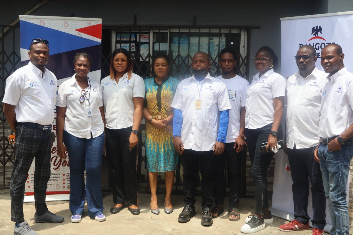 CCDNigeria's tweet photo. On 24th April 2025, the Centre for Citizens with Disabilities with support from the Dangote Leadership Development Programme of the Dangote Groups empowered fourteen (14) persons with disabilities in Lagos State with wheelchair to enhance their mobility. The programme started with CCD team welcoming the representatives and used the opportunity to commend the Dangote group for taking this step in empowering persons with disabilities.

The team, led by the Internal Audit Manager, Dangote Sugar Refinery Plc (DSR), Lebimoyo Olubunmi commended CCD for the great work the Centre is doing in advocating for the rights and inclusion of persons with disabilities, particularly in empowering them and their families to maximize their potentials. Speaking further, she stated that Dangote Group is passionate about giving back to the society and as it is the culture of the organisation to ensure that everyone is given the opportunity to participate in society on an equal basis, the team came up with the programme to empower persons with with disabilities in Lagos State by distributing wheelchair to beneficiaries as a way to enhance their mobility and participation in the society.

The highlight of the programme was the distribution of the wheelchair to fourteen beneficiaries. Following the presentation, beneficiaries expressed profound joy for benefiting from the empowerment. They commended both organisations in their efforts to improve the lives of persons with disabilities. The moment was well captured as beneficiaries were receiving their  wheelchair.

The team appreciated the Centre and beneficiaries for making the programme a success, reiterating that they will continue to support and empower persons with disabilities towards enhancing their lives to contribute to the society.

@DangoteGroup