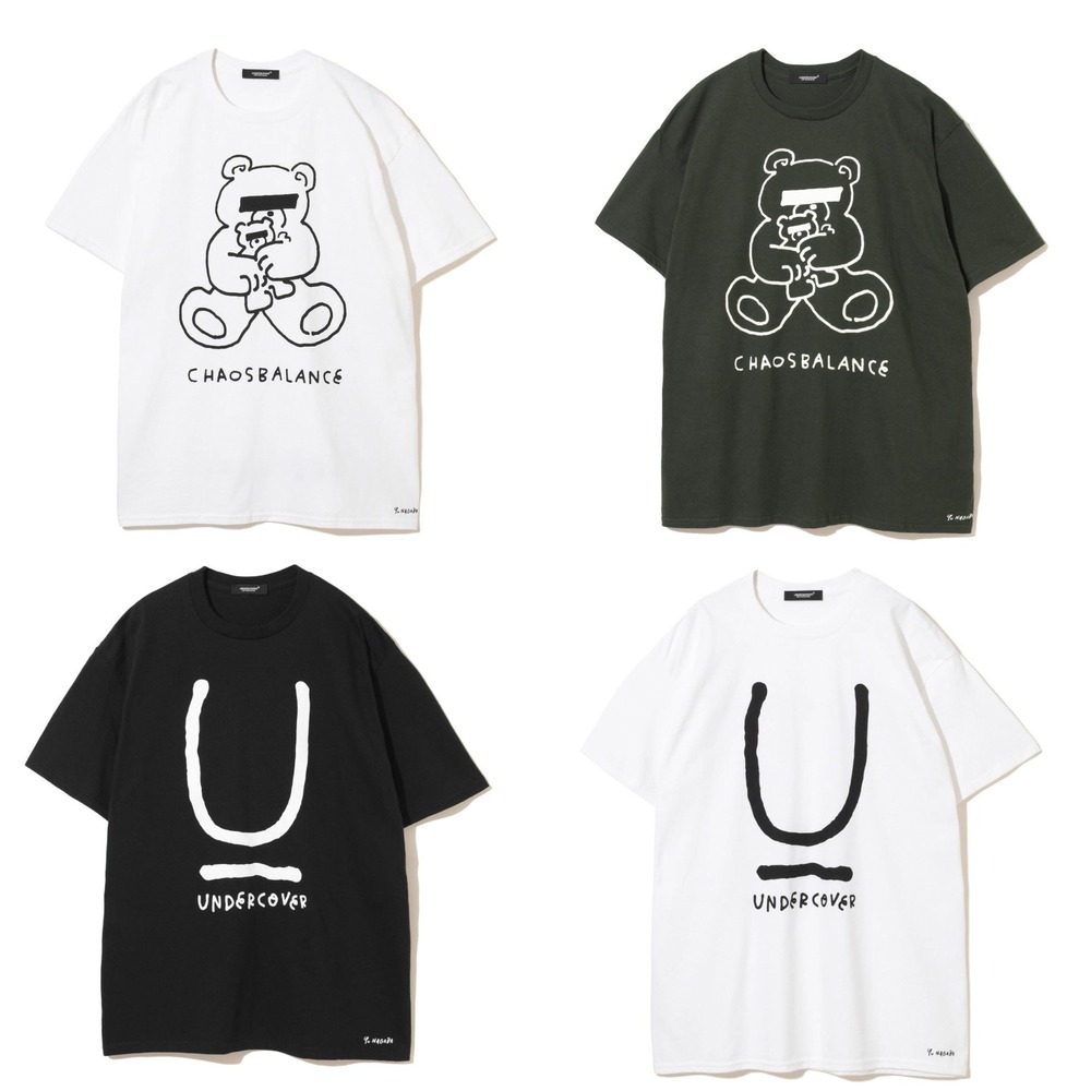 アンダーカバー×長場雄、ベア＆UロゴのコラボTシャツ - fashion-press.net/news/133155