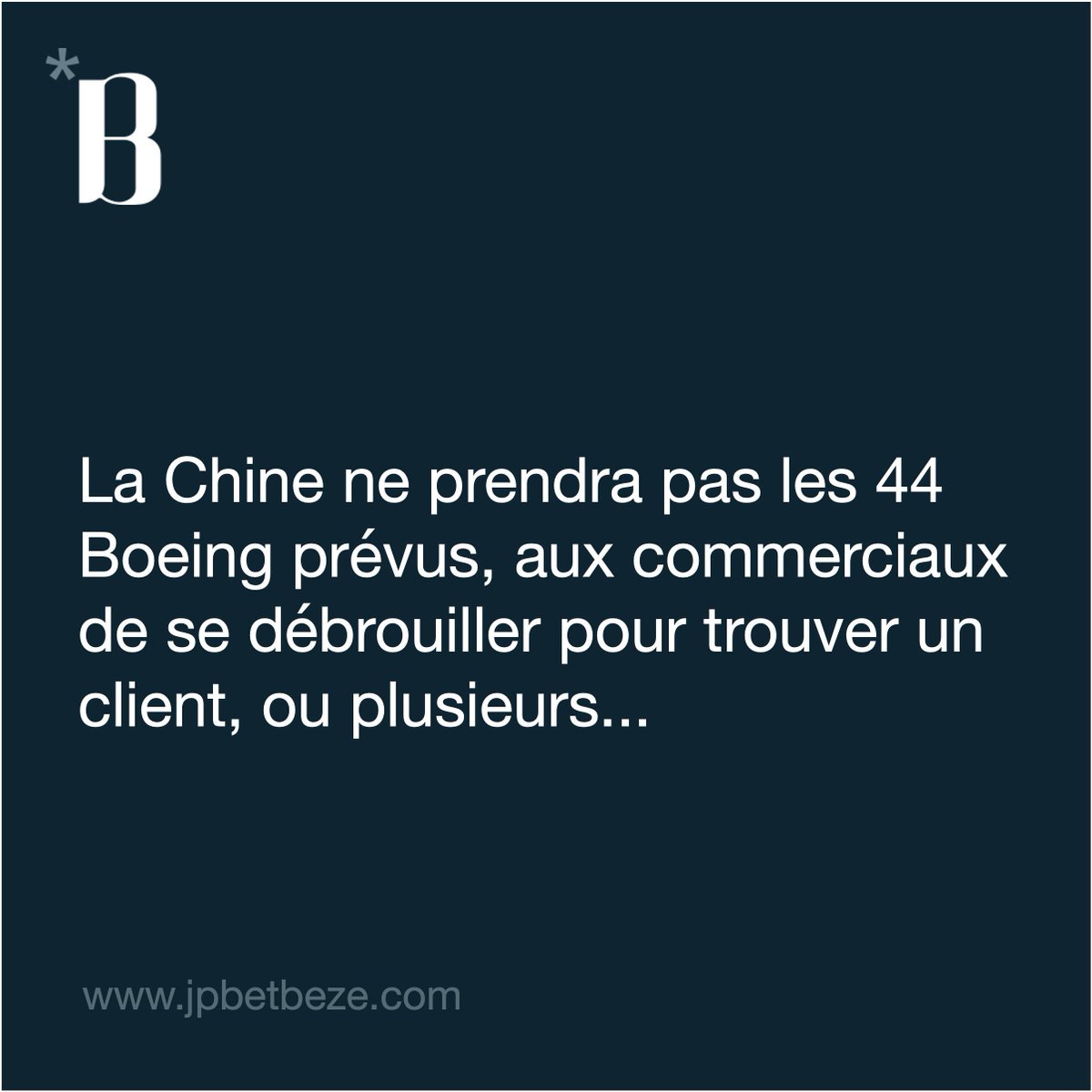 JPBetbeze's tweet image. #Chine #Boeing #commandes