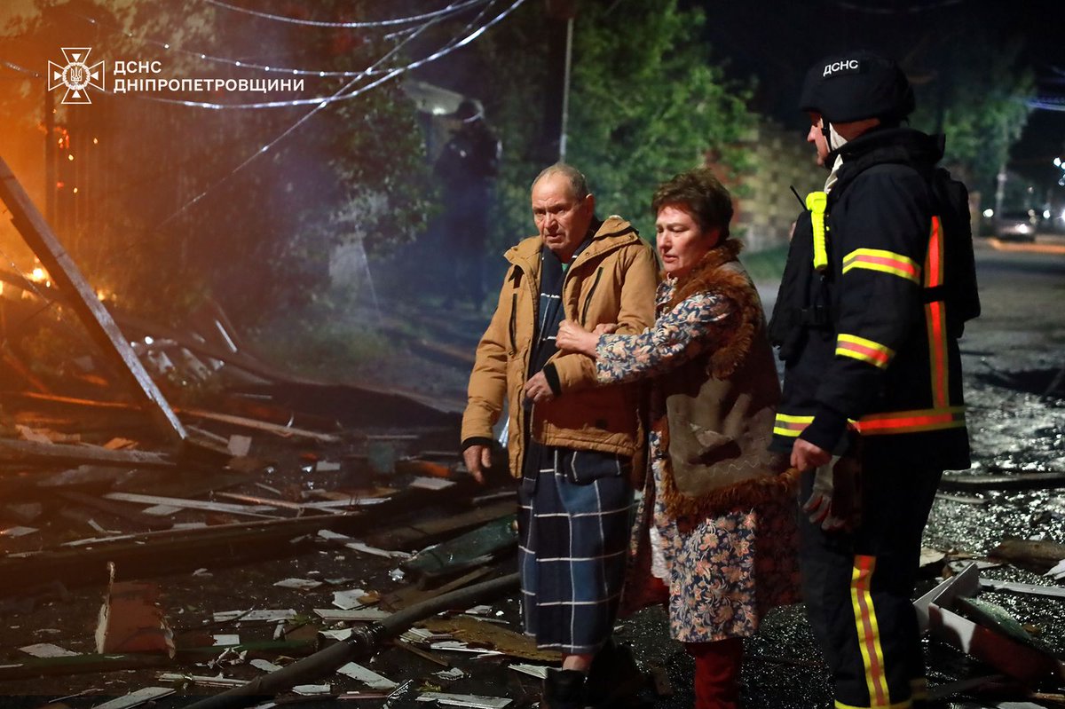 Kharkiv, Dnipro, Dobropillya, and other Ukrainian cities and communities. Over 100 Russian attack drones overnight, 375 attack drones since the beginning of the week, more than 190 of them were Shaheds.

In Kharkiv, as a result of two waves of strikes, more than 45 people were