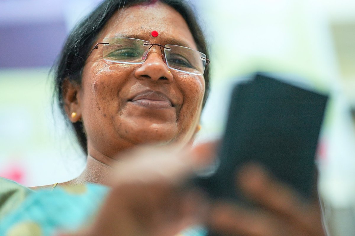 UNDP_India's tweet photo. “They said women like us couldn’t use technology. So we proved them wrong.”

Ten years ago, Nirmala & Rita were among the first frontline health workers trained on 🇮🇳’s #digitalhealth tool #eVIN.

Today, because of health workers like them, millions of children & pregnant women are vaccinated on time, every time—powering the world’s largest immunization drive 🌏

This is what digital health leadership looks like🙌
🔗 https://t.co/DiupKUpKIX  

#WorldImmunizationWeek

@MoHFW_INDIA @gavi @UNDPHIVHealth @UNDPasiapac @UNinIndia