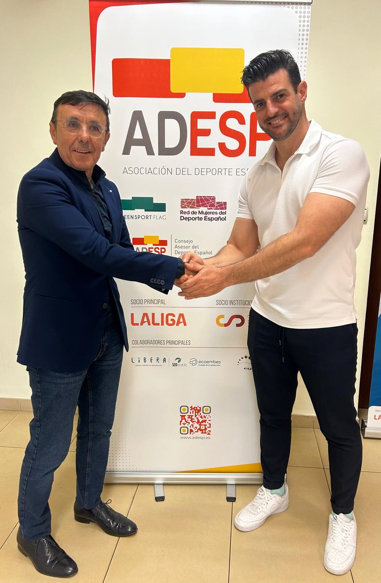 🤝 La <a href="/RFESS1/">RFESS</a> ya forma parte de ADESP, convirtiéndose en la federación nº65 en unirse al ecosistema del Deporte español.

🏊‍♂️ El acuerdo fue firmado por nuestro presidente José Hidalgo y Samuel Gómez, nuevo presidente de la federación.