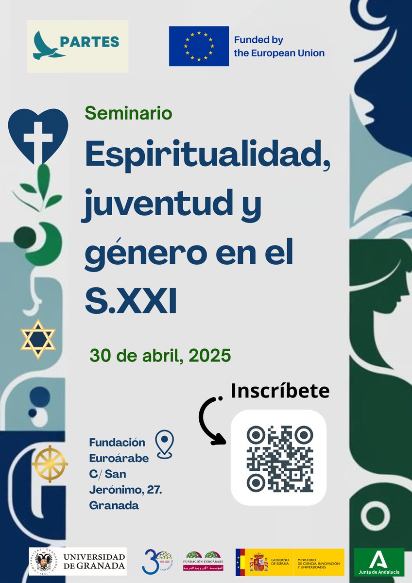 Fundación Euroárabe de Altos Estudios -FUNDEA (@fundeuroarabe) on Twitter photo 🕊️En estos momentos está dando comienzo en la Fundación Euroárabe el Seminario 'Espiritualidad, juventud y género en el s.XXI'. Una actividad organizada por la Euroárabe en el marco del proyecto #PARTES de protección de lugares de culto finaciado por <a href="/EU_Commission/">European Commission</a>. 🕊️En estos momentos está dando comienzo en la Fundación Euroárabe el Seminario 'Espiritualidad, juventud y género en el s.XXI'. Una actividad organizada por la Euroárabe en el marco del proyecto #PARTES de protección de lugares de culto finaciado por <a href="/EU_Commission/">European Commission</a>.