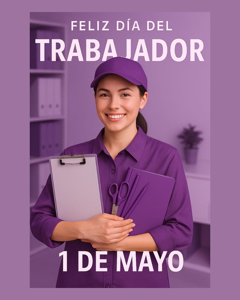 💪 Feliz Día del Trabajador 🛠️
 Este 1 de mayo celebramos el esfuerzo, la dedicación y la pasión de quienes construyen día a día un mundo mejor.
 ✨ 1 de mayo, gracias por tu trabajo y compromiso.
 #DíaDelTrabajador #ofivaguada #OrgulloDeTrabajar #FuerzaLaboral #sefed