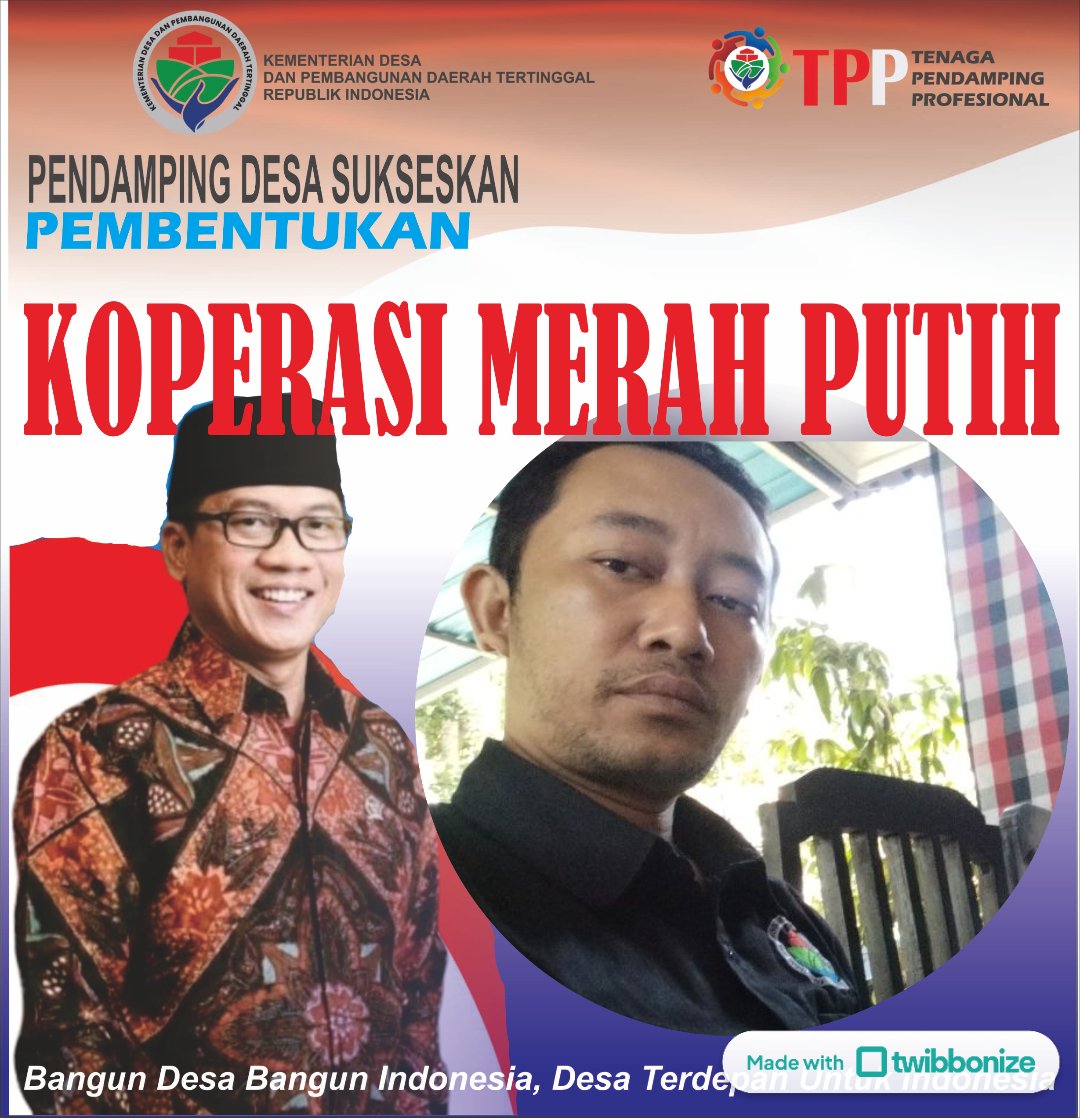 YudhaKartika87's tweet photo. #TPPBersamaMenteriDesa

Musdesus pembentukan koperasi merah putih

#TPPBersamaMenteriDesa

@prabowo
@YandriSusanto27
@ArizaPatria
@taufikmadjid71
@kemendespdt
@bpsdmkemendesa https://t.co/IrHduLogMG