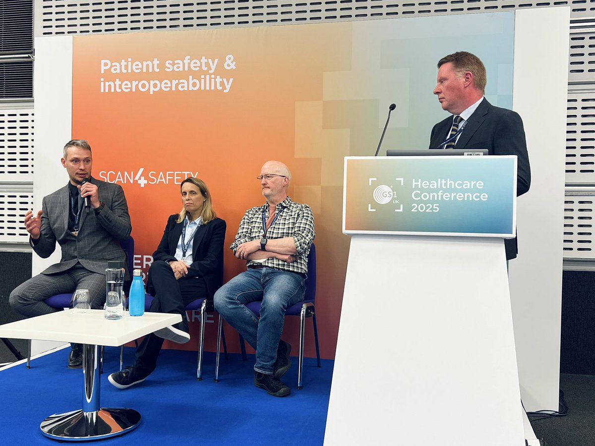 A busy and insightful day 1 at the #GS1UK Healthcare Conference! Great presentations, valuable networking, and two engaging panel discussions chaired by the @Scan4Safety team. We’re excited for day 2—come visit us at Stand 41!