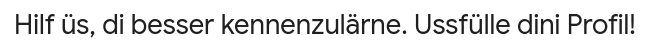 Ussfülle dini Profil! <a href="/twintapp/">TWINT</a> - War das als Spass gedacht? Ich sehe/sah Twint bisher als eher seriöses Unternehmen. Klar, jugendlich ausgerichtet. Aber sowas?
