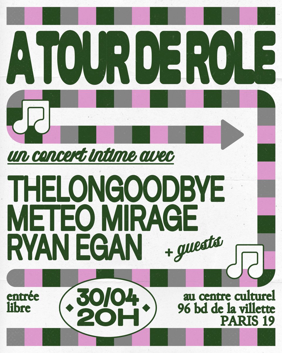 Paris tonight! Free show, 8pm doors