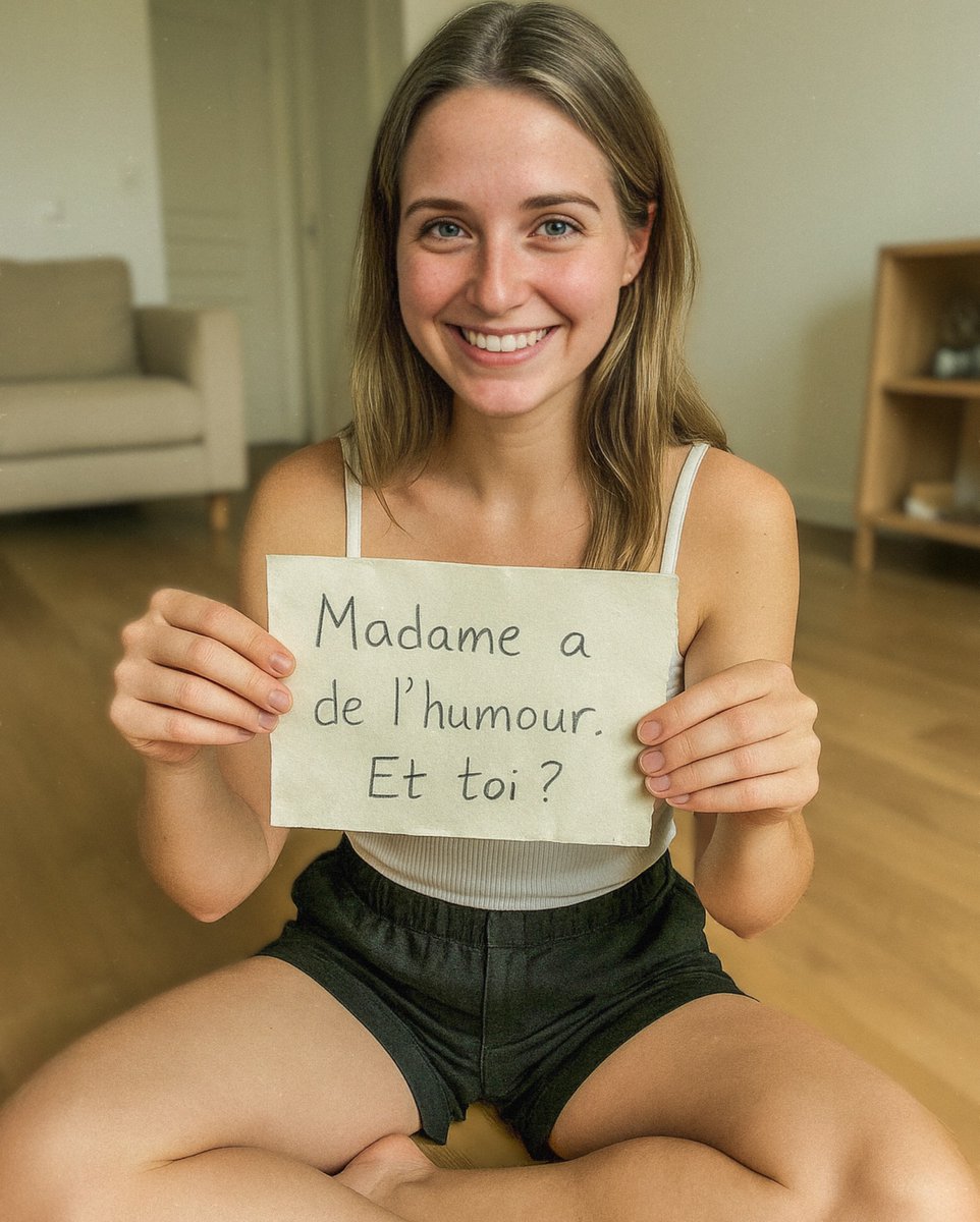 madame_humour's tweet image. Madame a de l&apos;humour, et toi?

Like ❤️et RT 🔄si toi aussi tu penses qu’on peut encore rire de tout aujourd’hui.