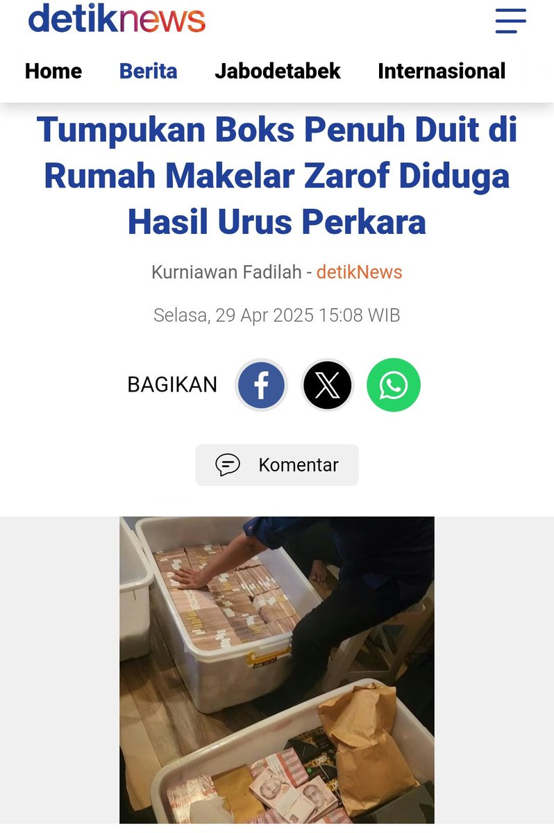 Bpk ini gemar menabung🤭
Bayangkan selama sepuluh tahun dia menabung hampir 1T 
Setahun dia menabung hampir 100M🤭
Sebulan dia menabung 8M lah ya 😄
Nabung buat hari tua jadi makelar kasus 
Ehh...
Hari tuanya di penjara🤣🤣

Nyuci Nyetrika Putih Jokowi Roy Suryo Polda Metro Jaya
