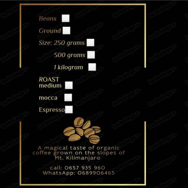 mshujaachief's tweet photo. A pure organically made fresh coffee, grown and processed on the slopes of Mt Kilimanjaro. Don’t try to miss this heavenly tasty coffee. Get yours now
For medium,mocca &amp;espresso 
1kg @ 35,000
1/2 @ 20,000
1/4 @ 10,000 
Place your order by calling or WhatsApp message 0684299203 https://t.co/ePelhawRH8
