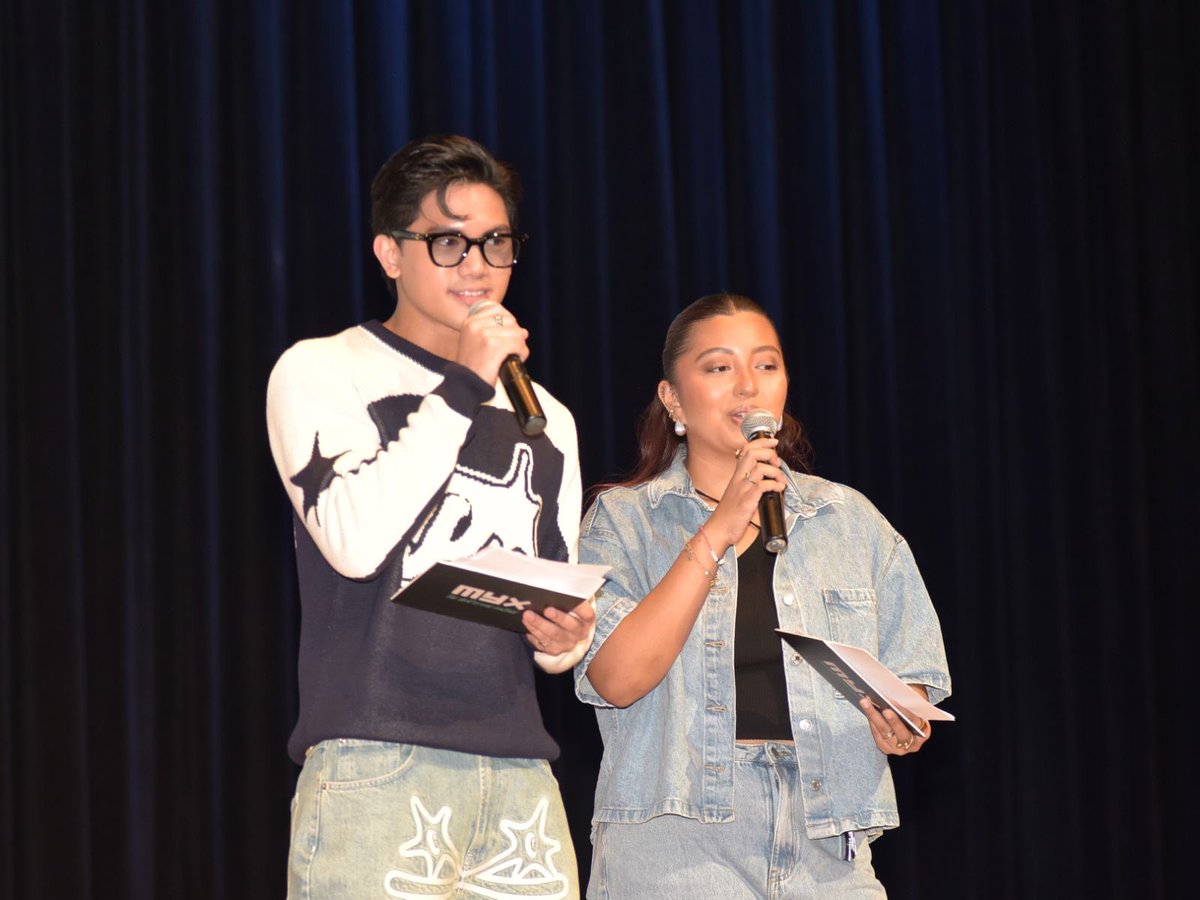 ABSCBNpr's tweet photo. Excitement rose as MYX VJ Samm and VJ Jarren visited the first day of Pinoy Media Congress 2025. 

#PinoyMediaCongress2025 #ABSCBN #WeArePACE #PACE50 #UMak #Kapamilya https://t.co/4l8i517ube