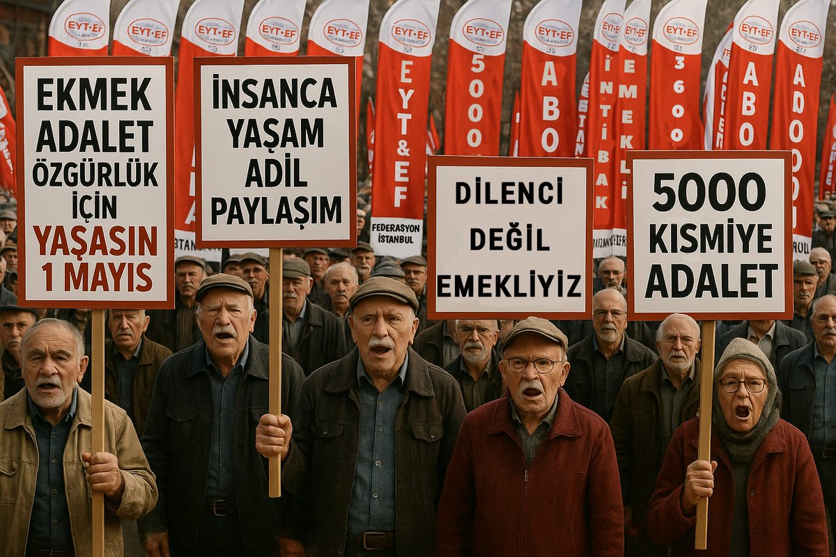 Emeğin gücü, birliğin sesidir
1 Mayıs‼️

Birlikte güçlüyüz, birlikte varız ✊️

Ekmek, adalet ve özgürlük için,
İnsanca yaşam ve 
Onurlu bir gelecek için‼️

1 Mayıs ta Alanlardayız

Yaşasın 1 Mayıs 🇹🇷
Yaşasın Emek 🇹🇷

1 Mayıs ta Kadıköy 'deyiz‼️

#EYTEF1MayıstaKadıköyde