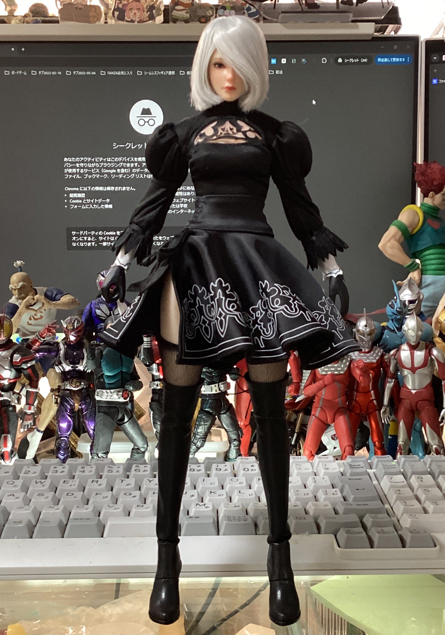 PLAYTOY 1/6 2B ニーアオートマタ 眼球可動 アクションドール PLAYTOY 1/6 2B ニーアオートマタ 眼球可動 アクションドール