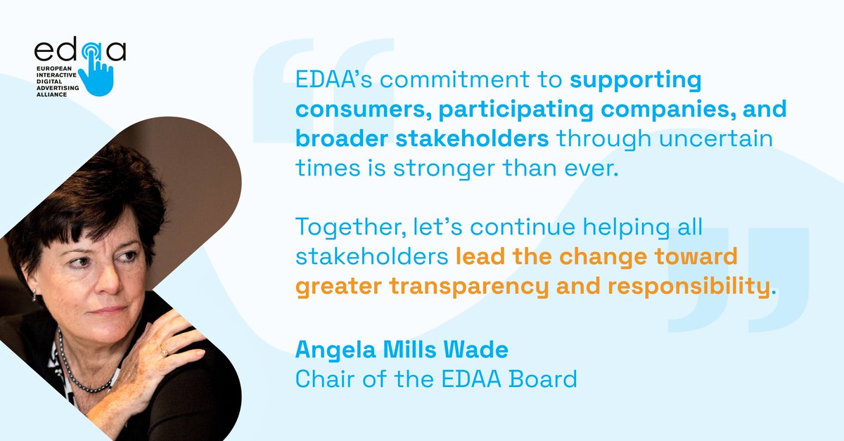 📢 The EDAA 2024 Activity Report is here❗

🔑 Our key priorities: #transparency, Advanced Advertising Transparency Programme (#AATP) and continued stakeholder #dialogue 💬 

💙 Thank you to all colleagues and partners for your support!

👉 shorturl.at/jlJwF